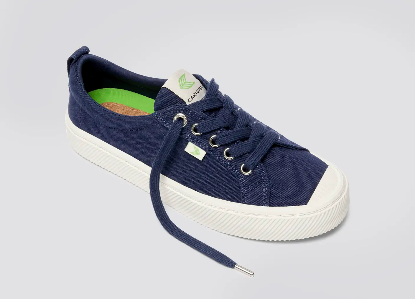 OCA Low Marine Blue Canvas Sneaker